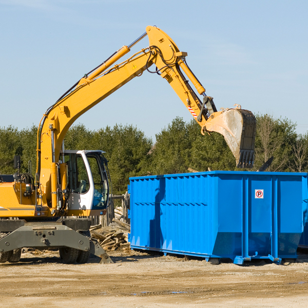 can i choose the location where the residential dumpster will be placed in Juno Ridge